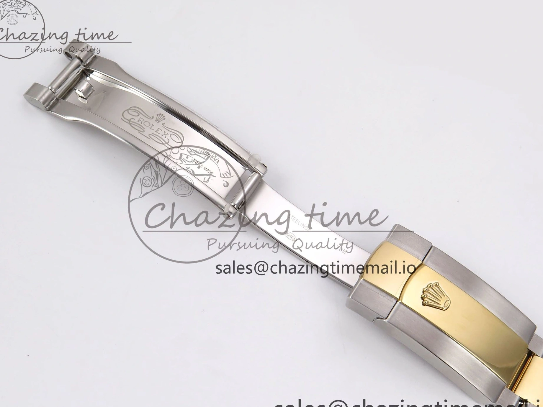 0215 DateJust 41 126333 EWEF Best Edition YG Stick Dial on SS YG Oyster Bracelet A Durable 971